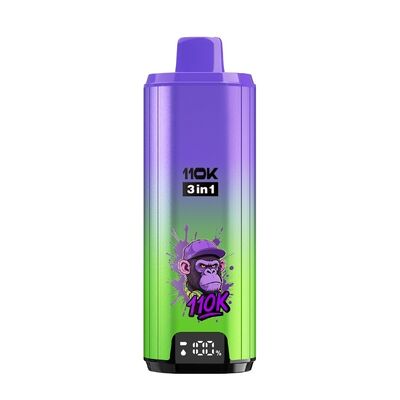 3in1 110000 Puffs Disposable Vape With Air Flow Adjust and Support Print Customers Logo