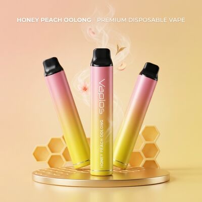 Vaplos Honey Peach Oolong Disposable Vape 2000 Puffs