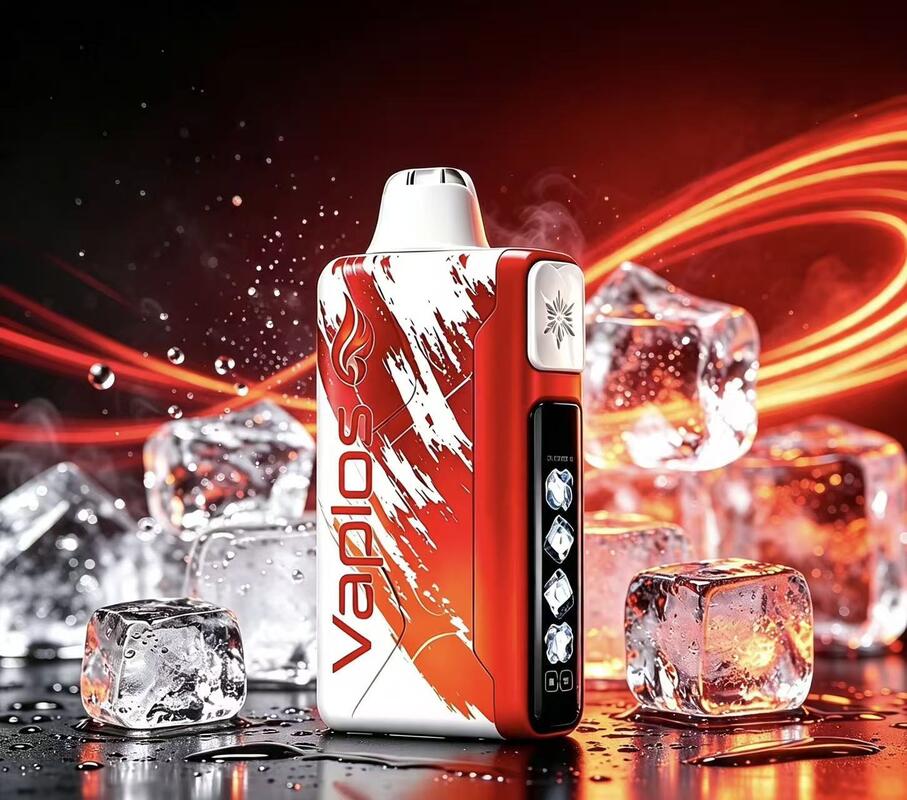 18K Disposable Vape with Smart Digital Display, 850mAh Rechargeable Battery, and Dual Mesh Coils for Smooth Vapor
