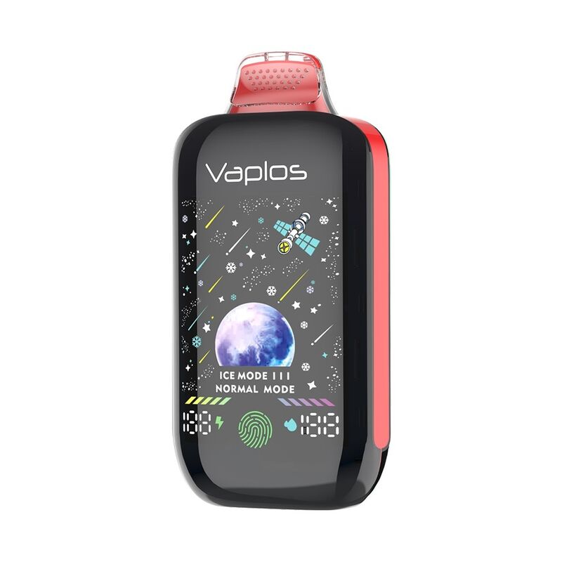 Vaplos Dual Mode Disposable Vape Full Screen - Red Frame