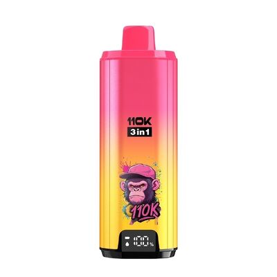 3in1 110000 Puffs Disposable Vape With Air Flow Adjust and Support Print Customers Logo